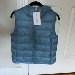 NWT Athleta Sky Blue Quilted Vest
